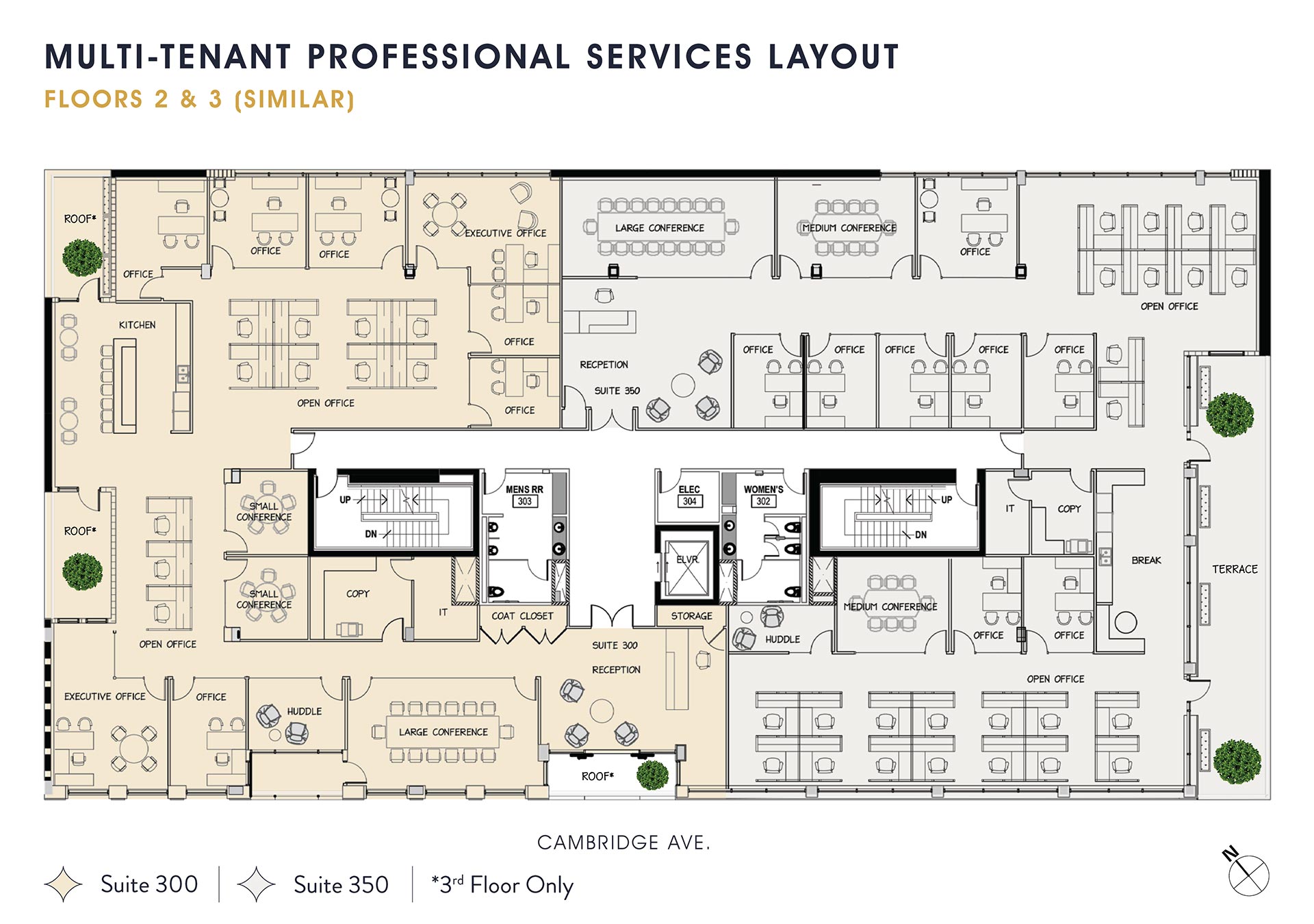 2nd Floor - Multiple Tenant - Professional Services